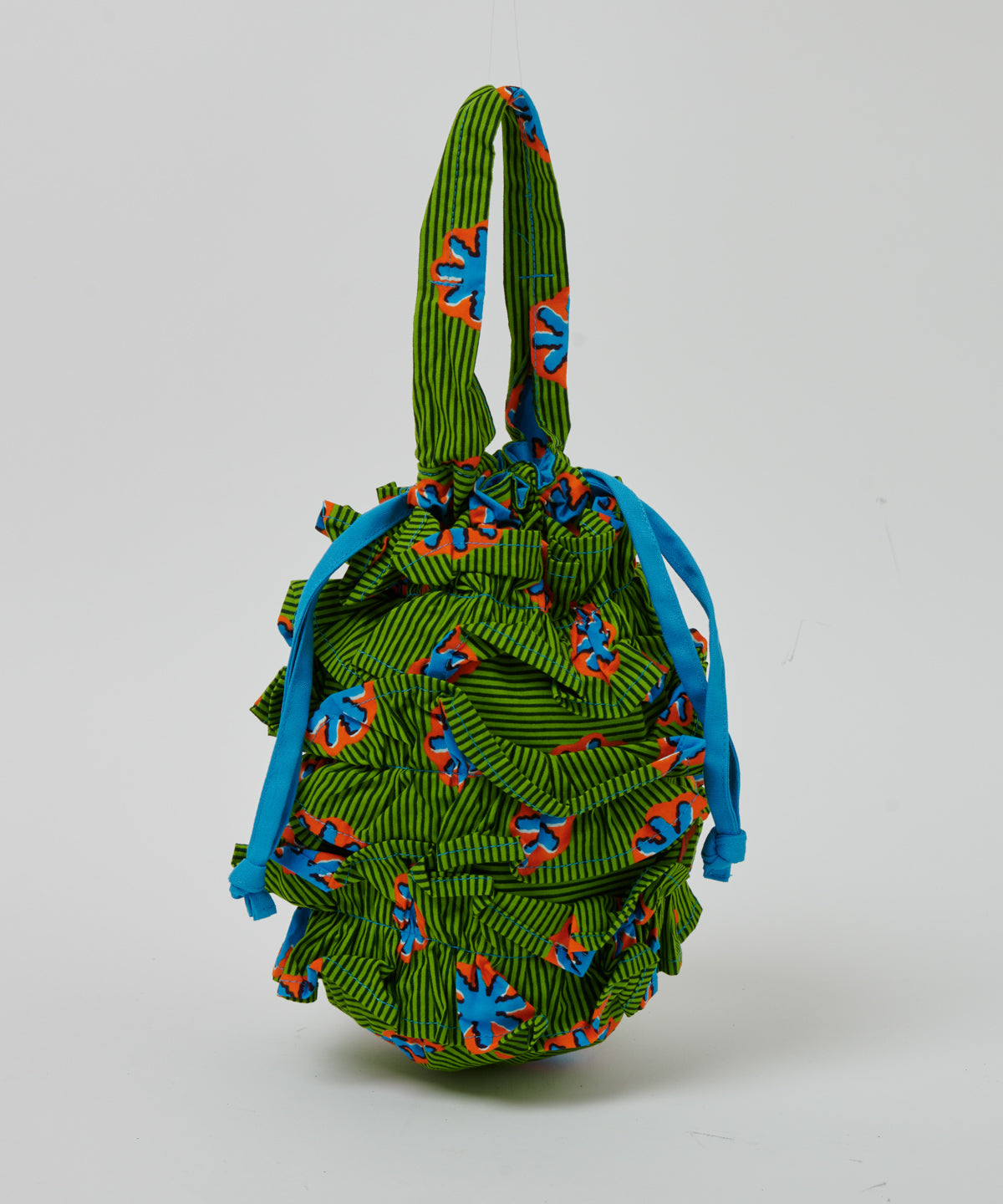 Frills Tube Drawstring Bag 080