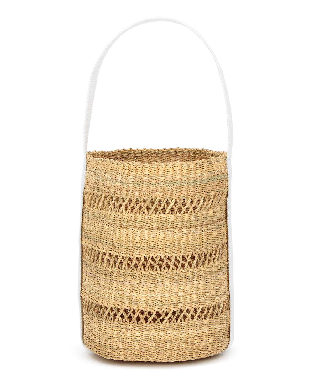 Mesh Tube Basket WHITE