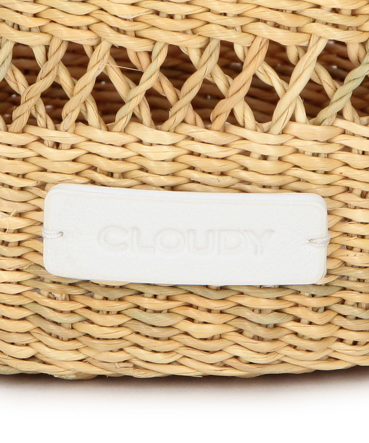 Mesh Tube Basket WHITE