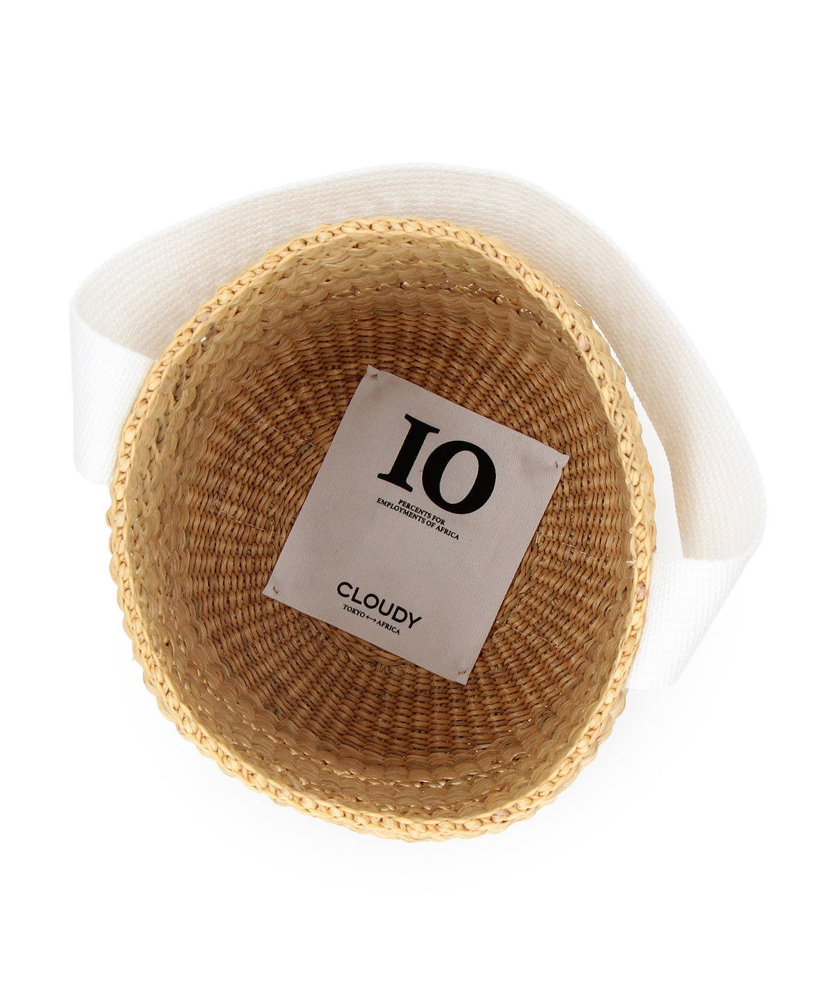 Mesh Tube Basket WHITE