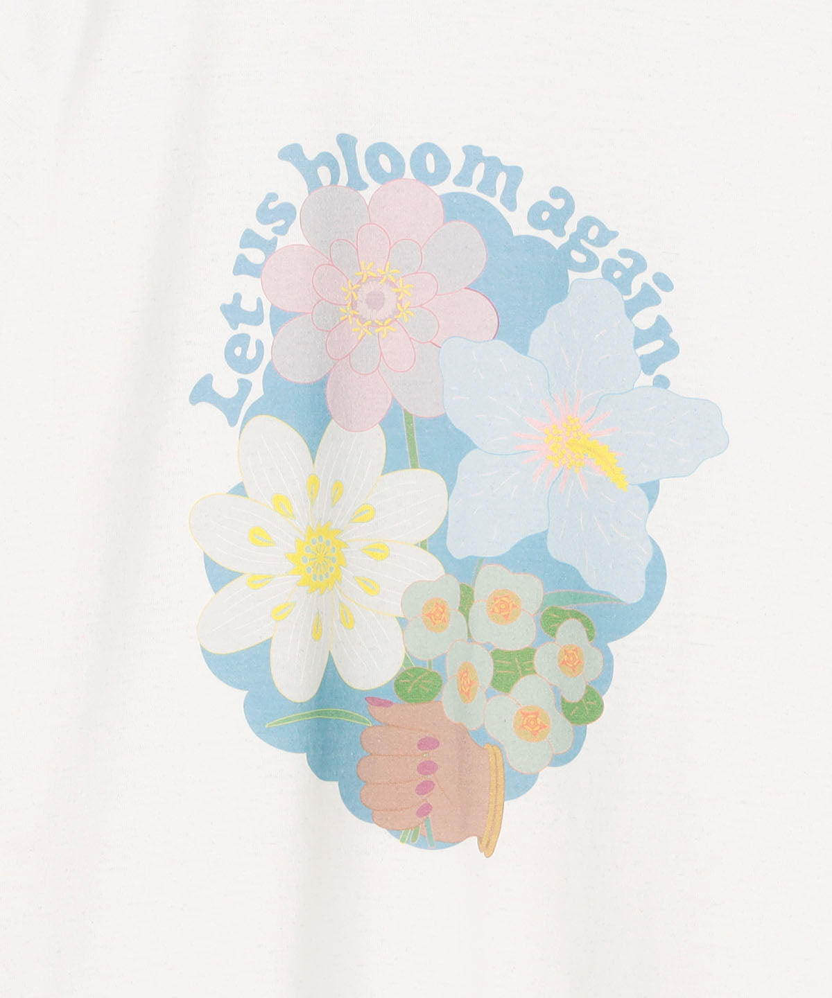 Lunch T-shirt BLOOM WHITE