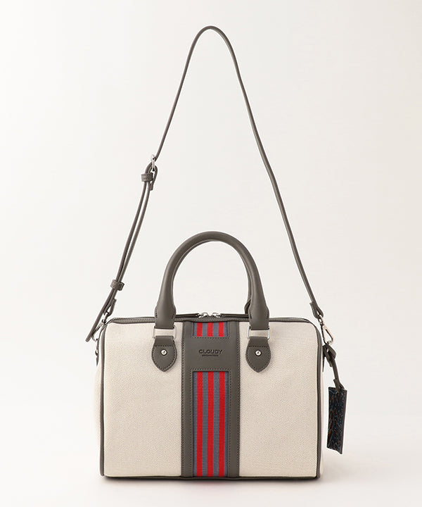 Two Tone Kente × Boston Bag GRAY