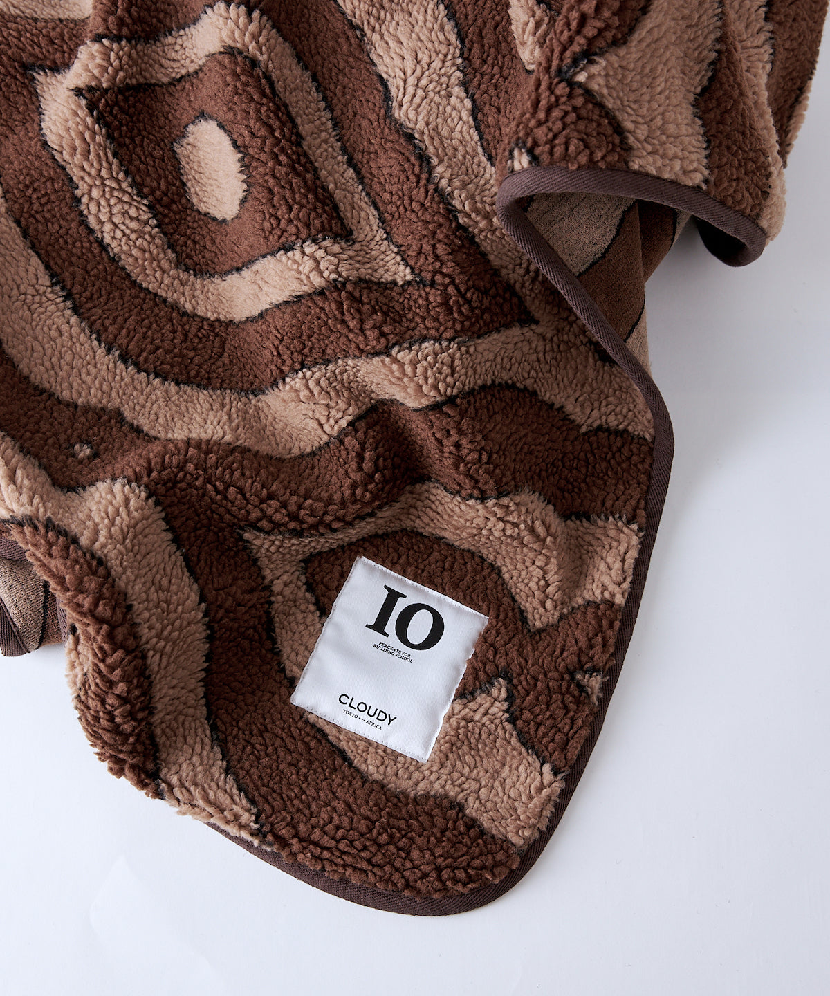 ボアブランケット ブラウン