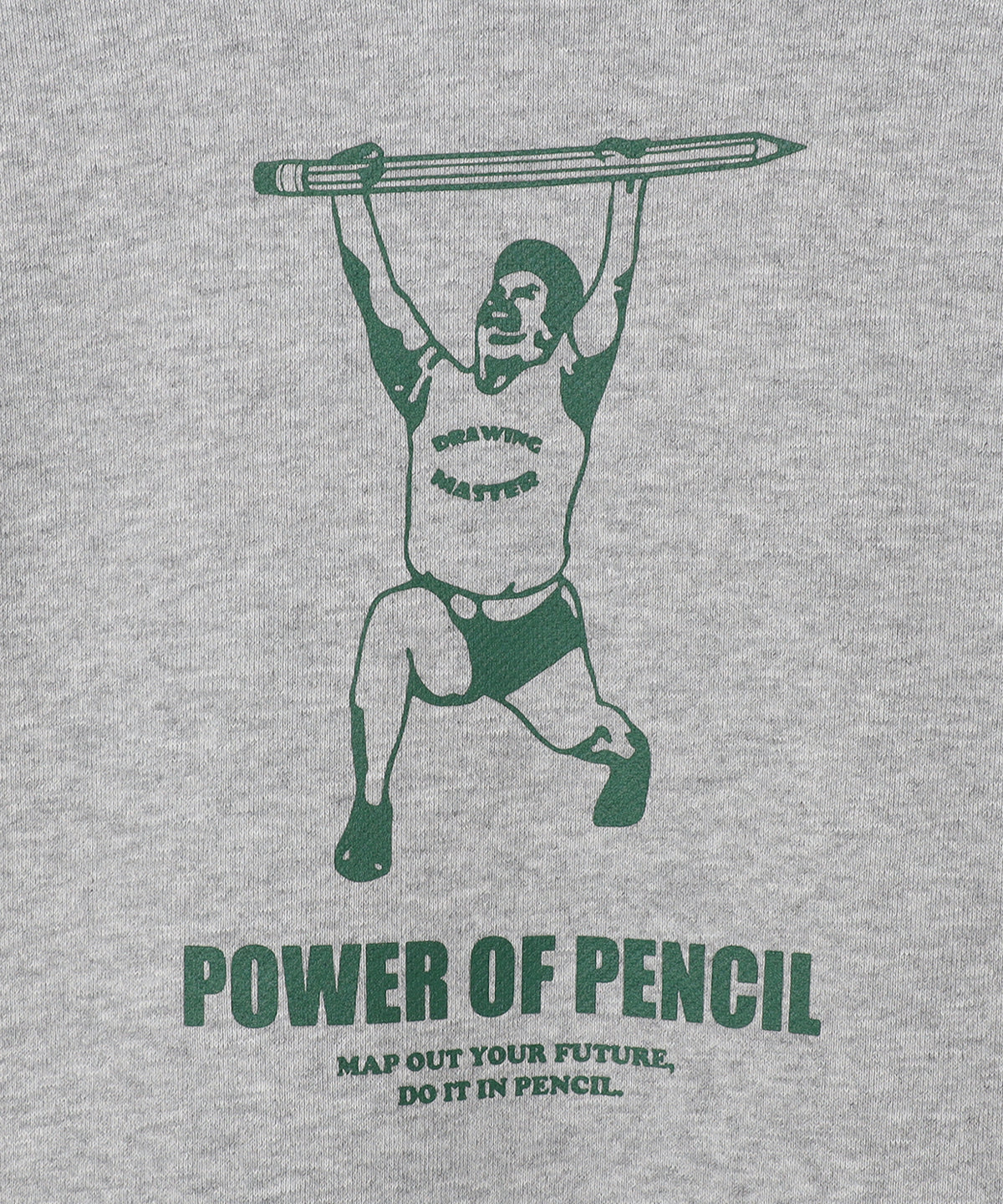 スウェットパーカー mach man pencil グレー