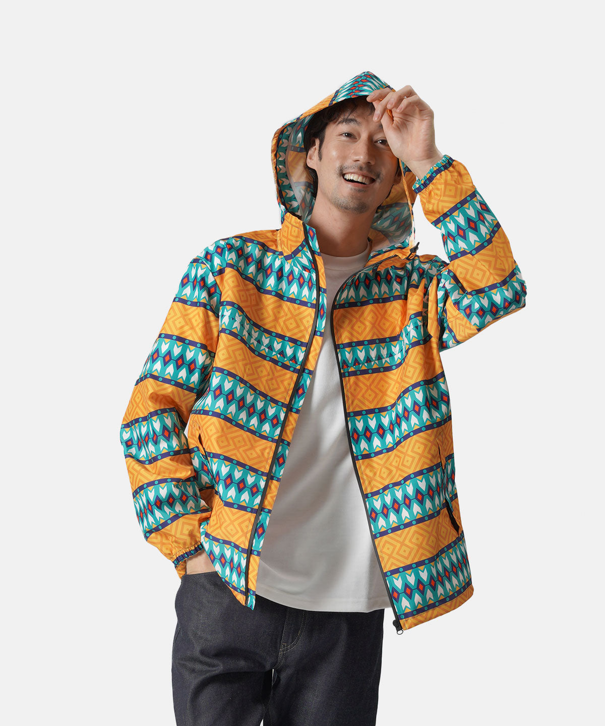 Recycled Mountain parka ORANGE