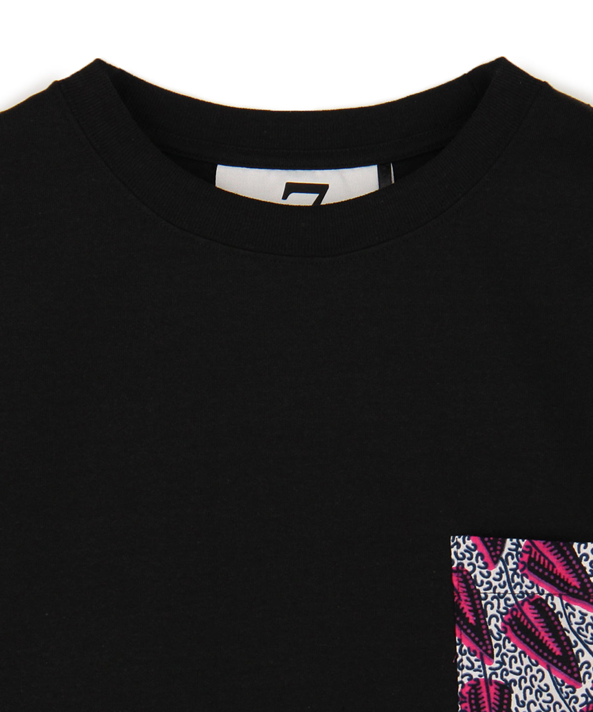 ポケットロングTシャツ 108 BLACK
