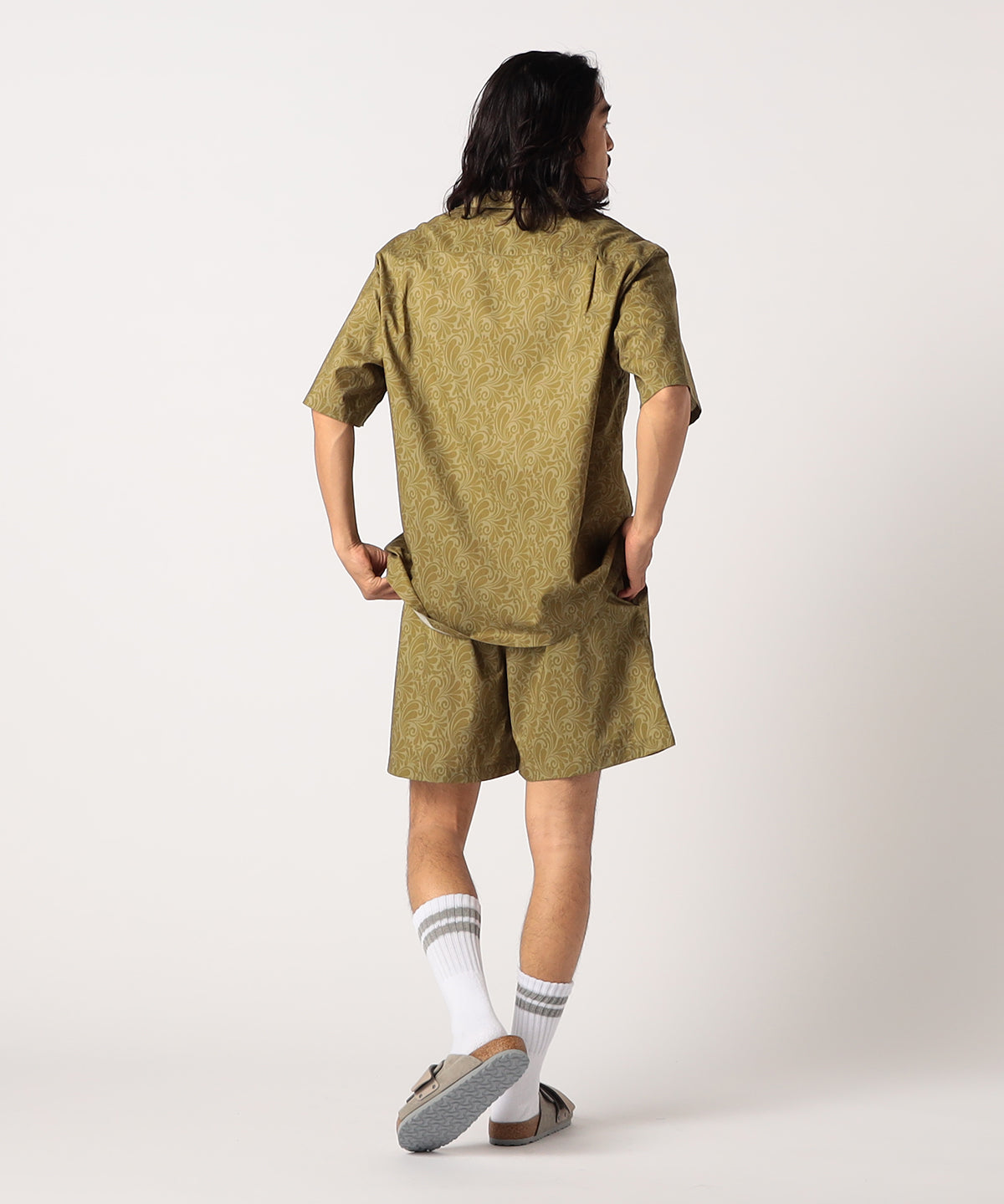 African Textile Shirt BROWN