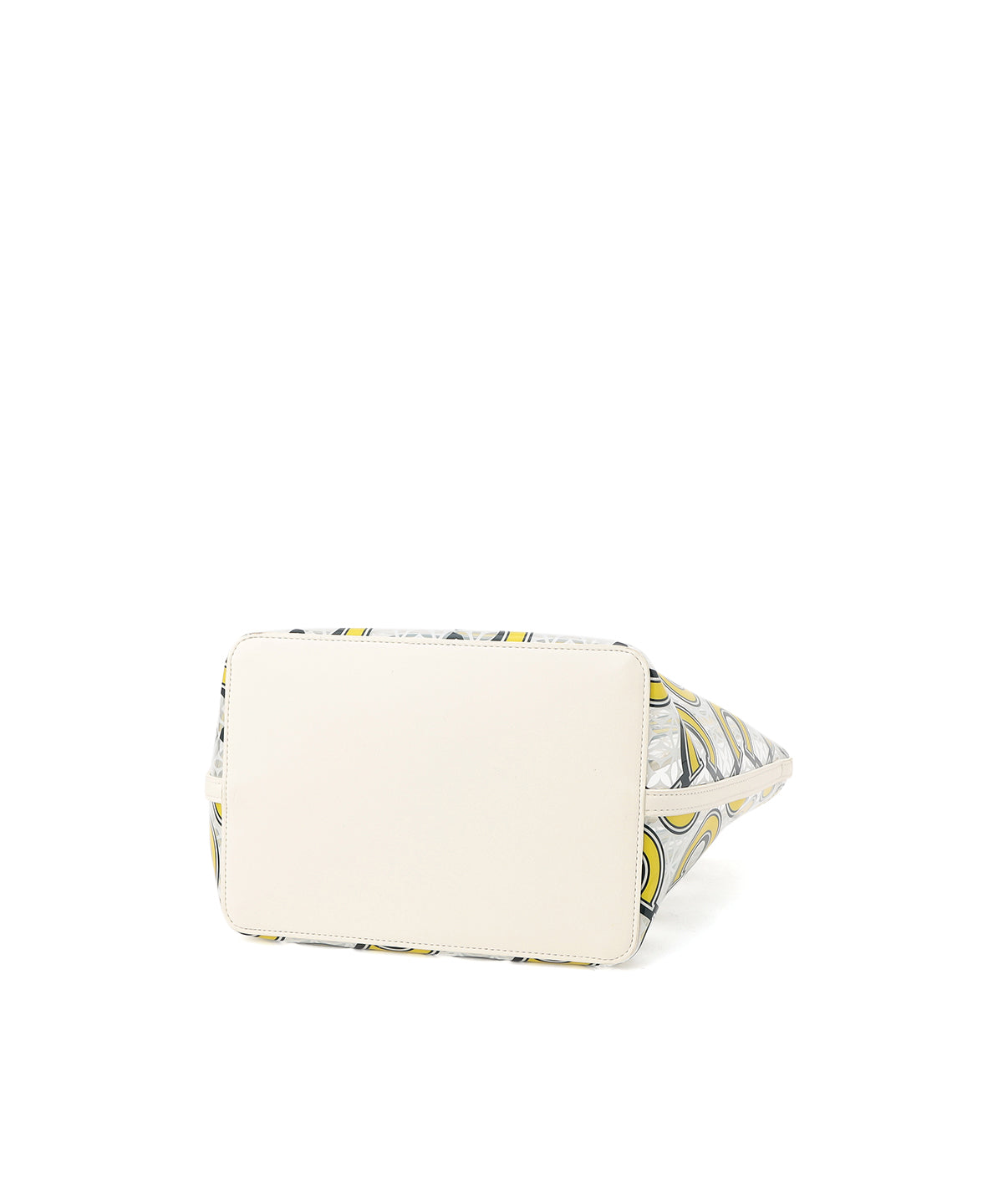 EVA×Fake Leather handle Bag(Medium) WHITE