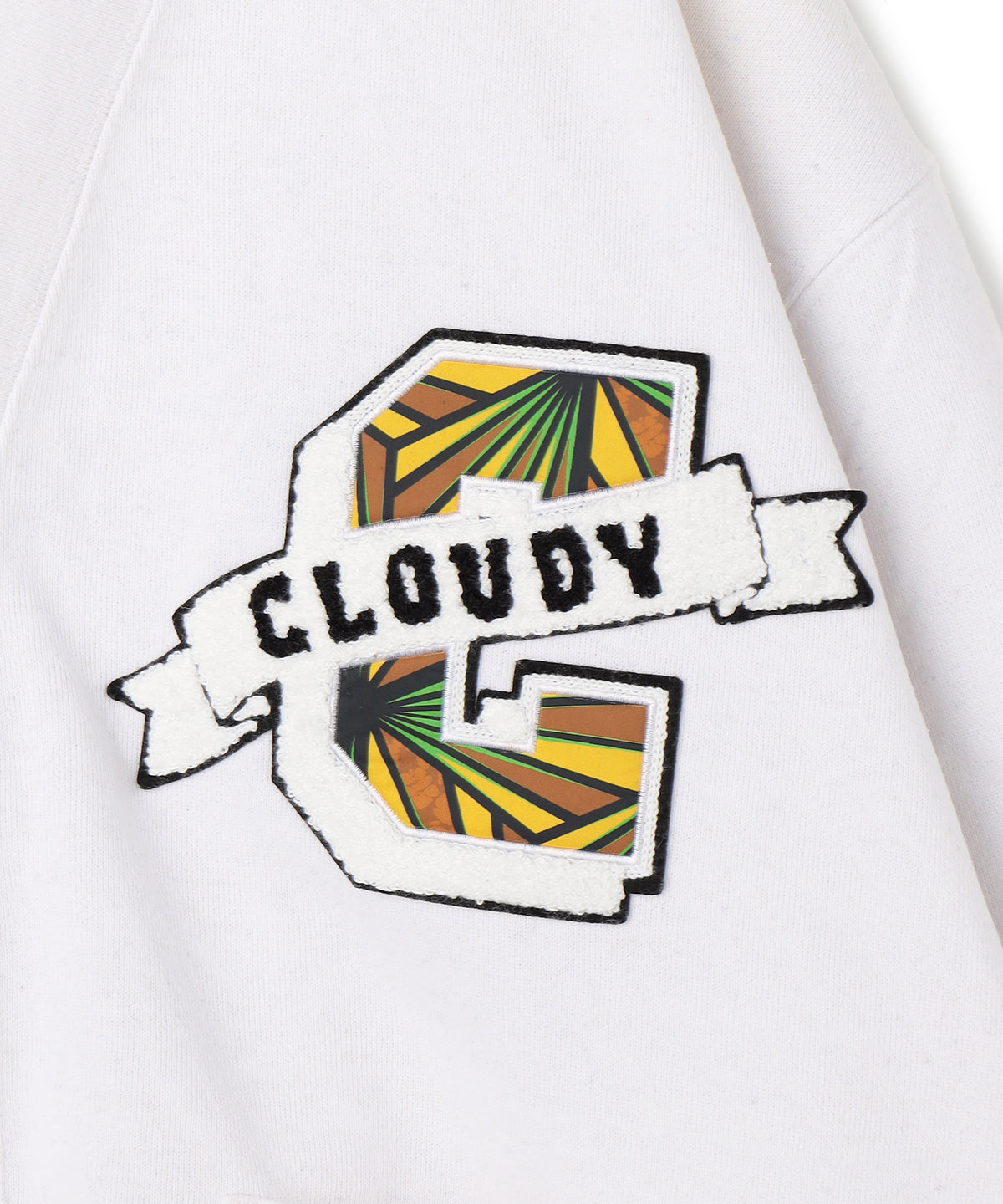 Recycle Sweat Cardigan Textile C WHITE