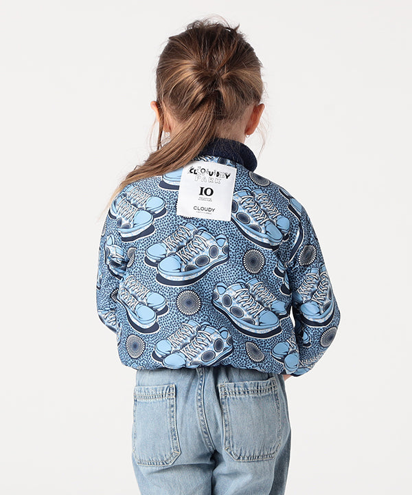 Kids Recycled Reversible BOA Blouson NAVY