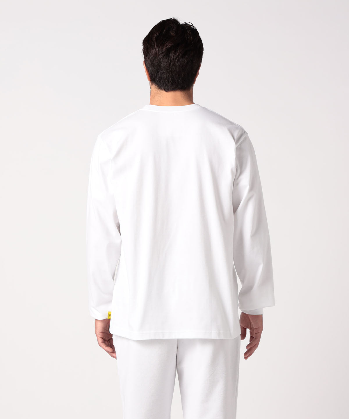 Long Sleeve Pocket T-SHIRTS 002 WHITE