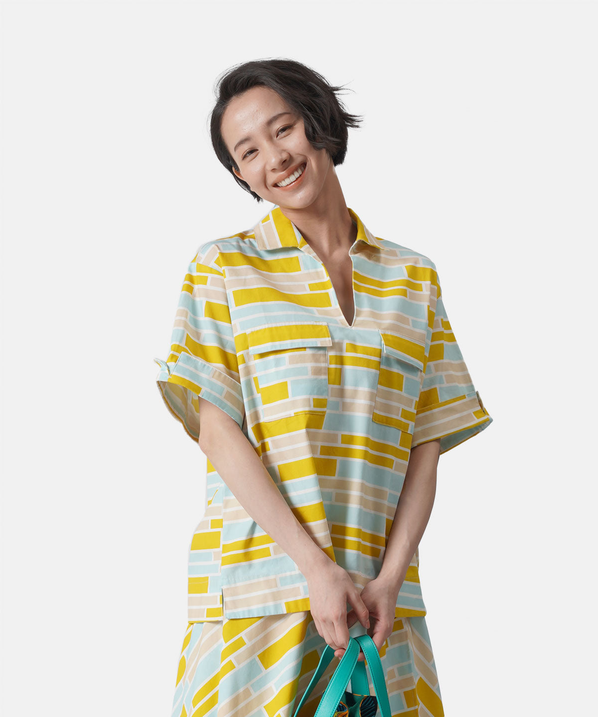 Pullover African Fabric Shirts SAX