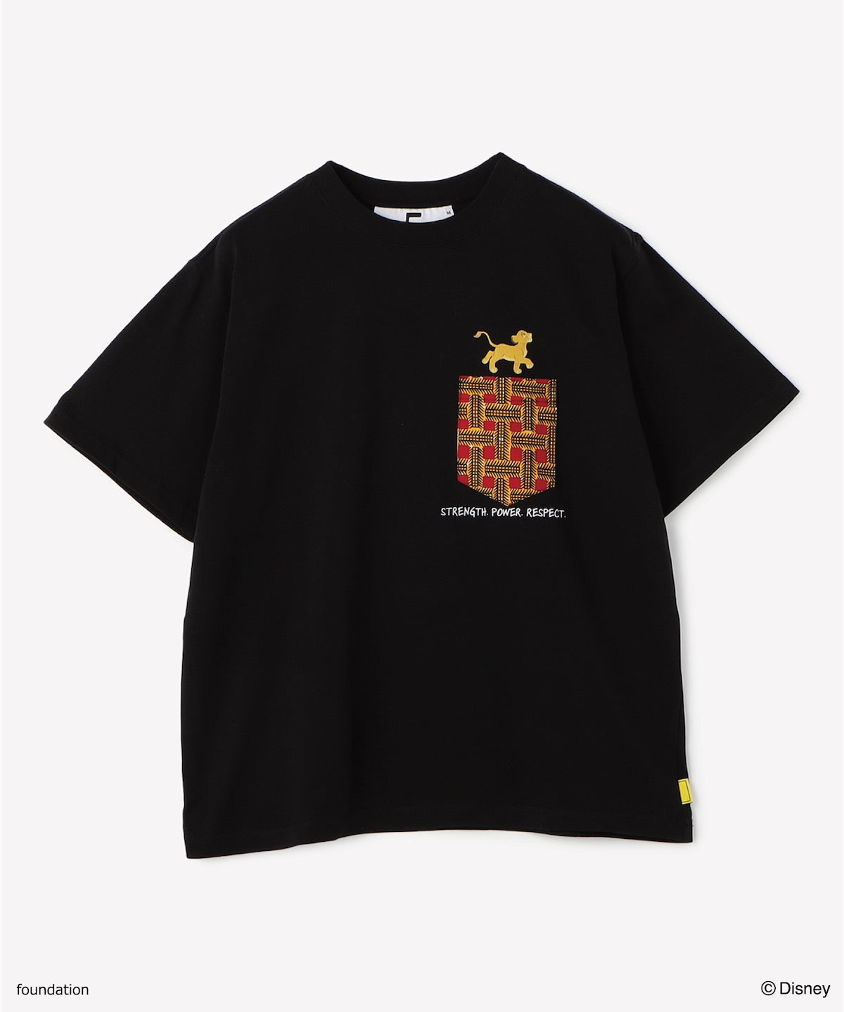 ポケットTシャツ SIMBA BLACK