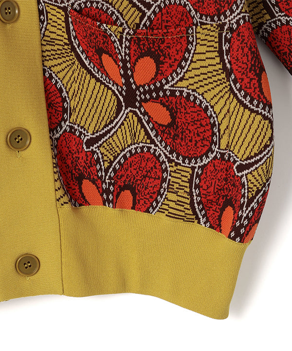 Recycled Knit Cardigan YELLOW