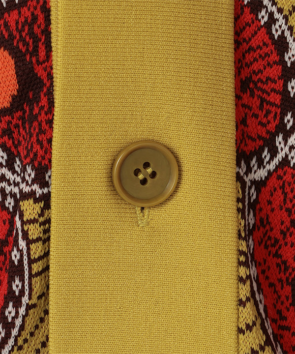 Recycled Knit Cardigan YELLOW