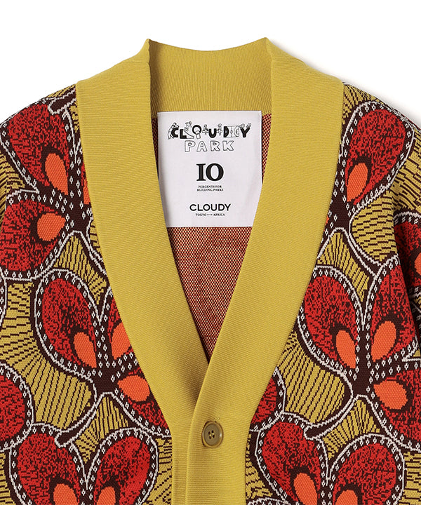 Recycled Knit Cardigan YELLOW