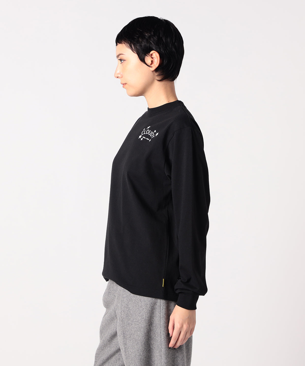 Long Sleeve T-Shirts Star BLACK