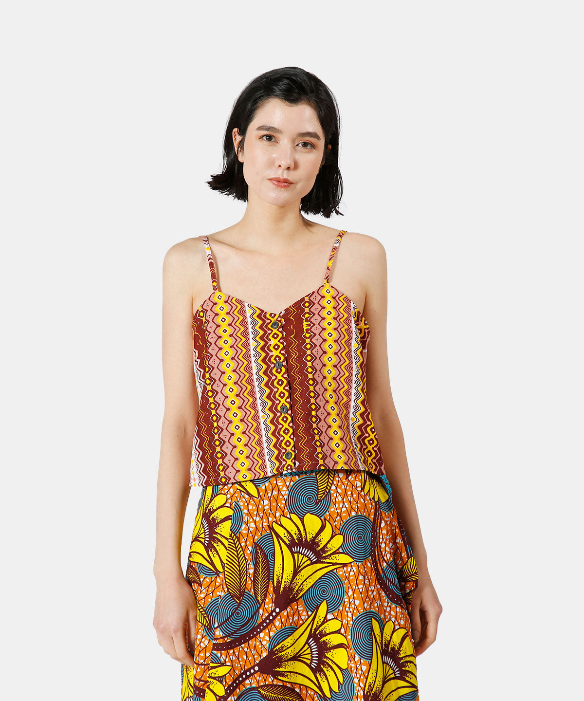 African Fabric Camisole 004