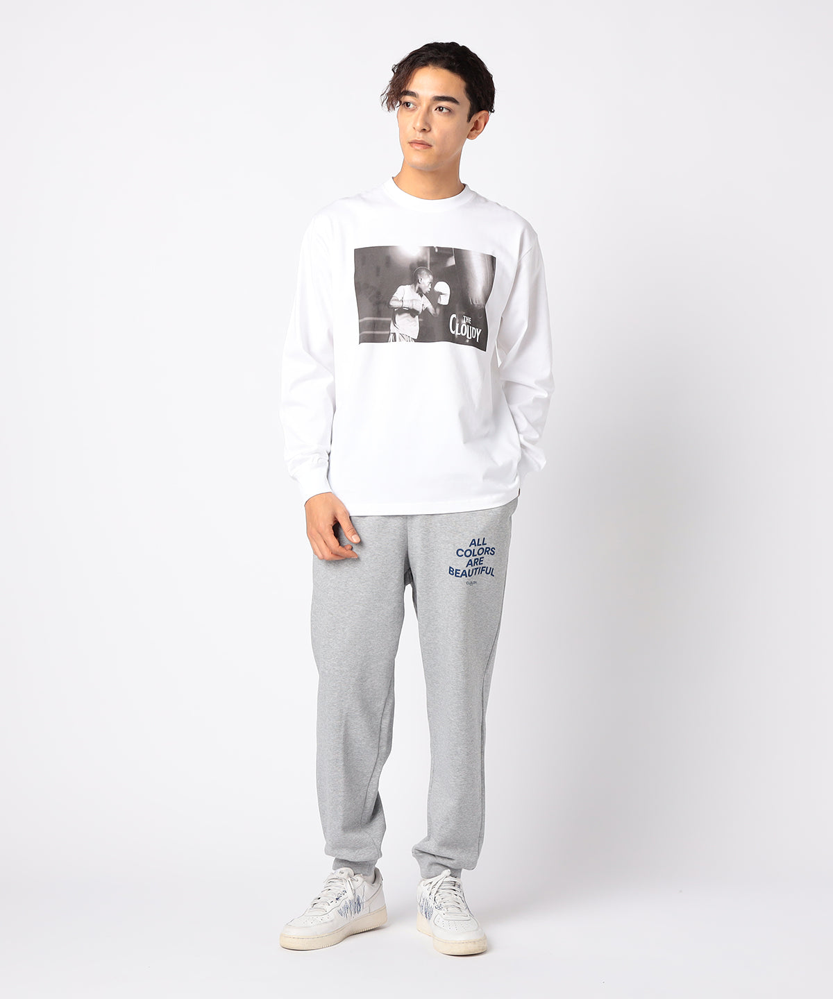 Long Sleeve T-Shirts Boxing WHITE