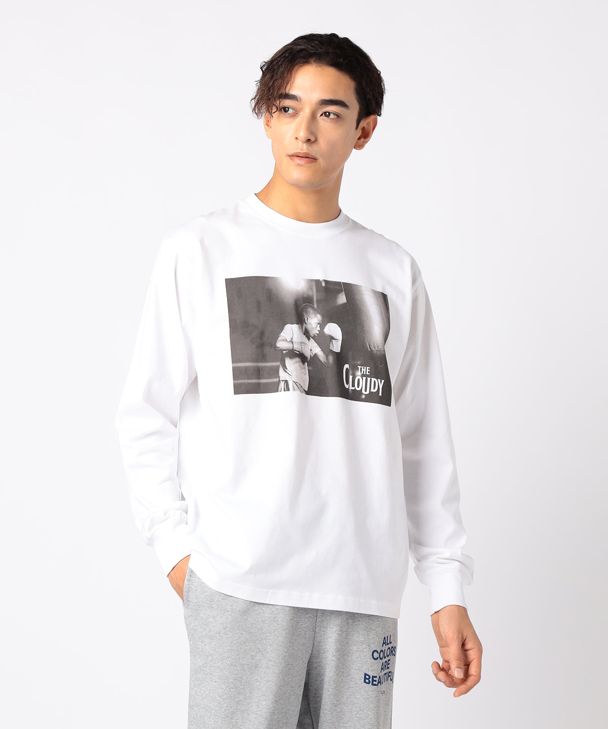 Long Sleeve T-Shirts Boxing WHITE