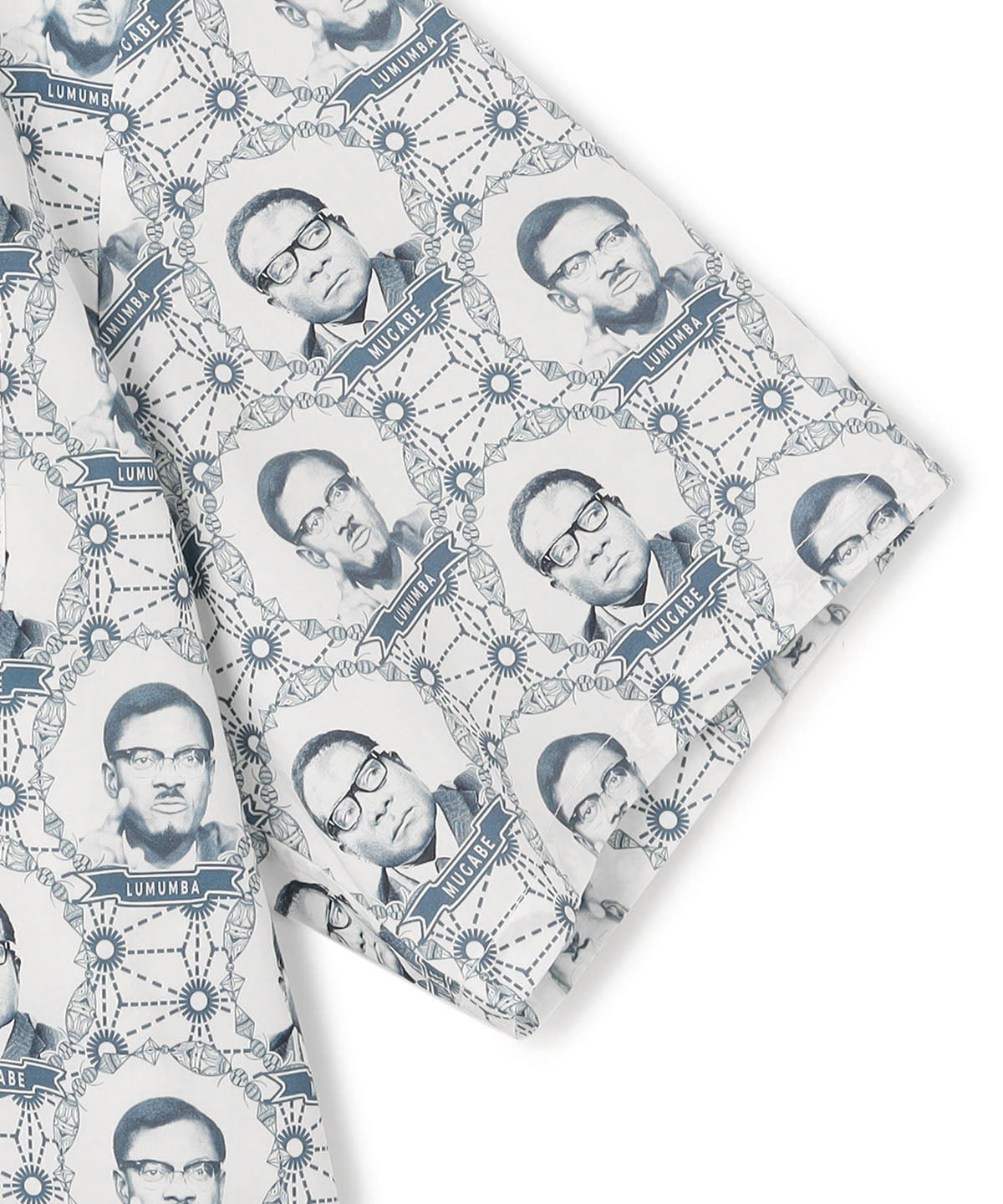 African Textile Shirt WHITE