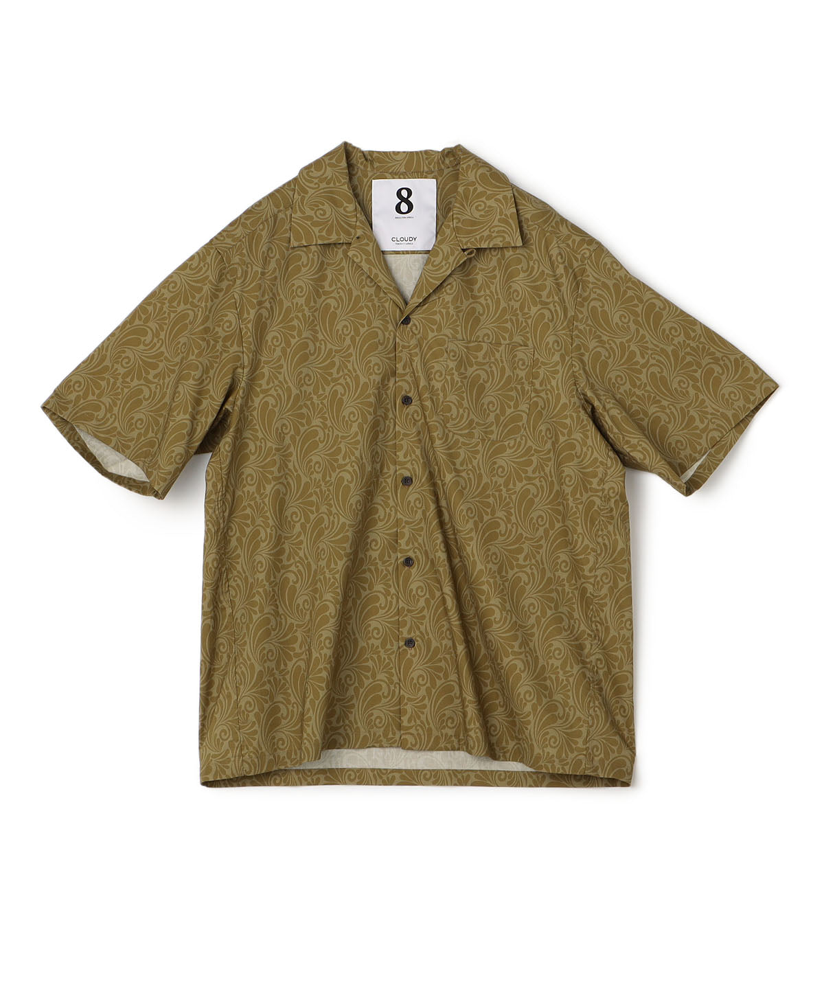 African Textile Shirt BROWN