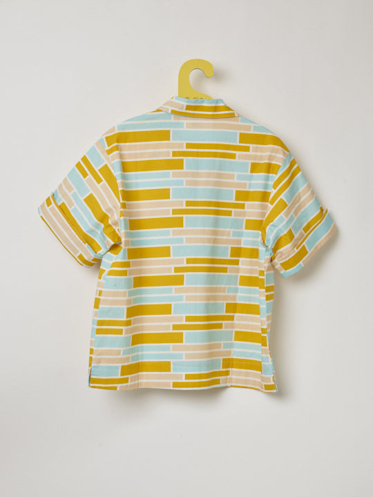 Pullover African Fabric Shirts SAX