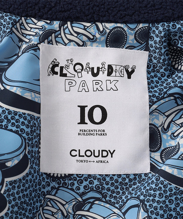 Kids Recycled Reversible BOA Blouson NAVY