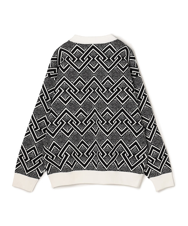 Recycled Knit Sweater BLACK