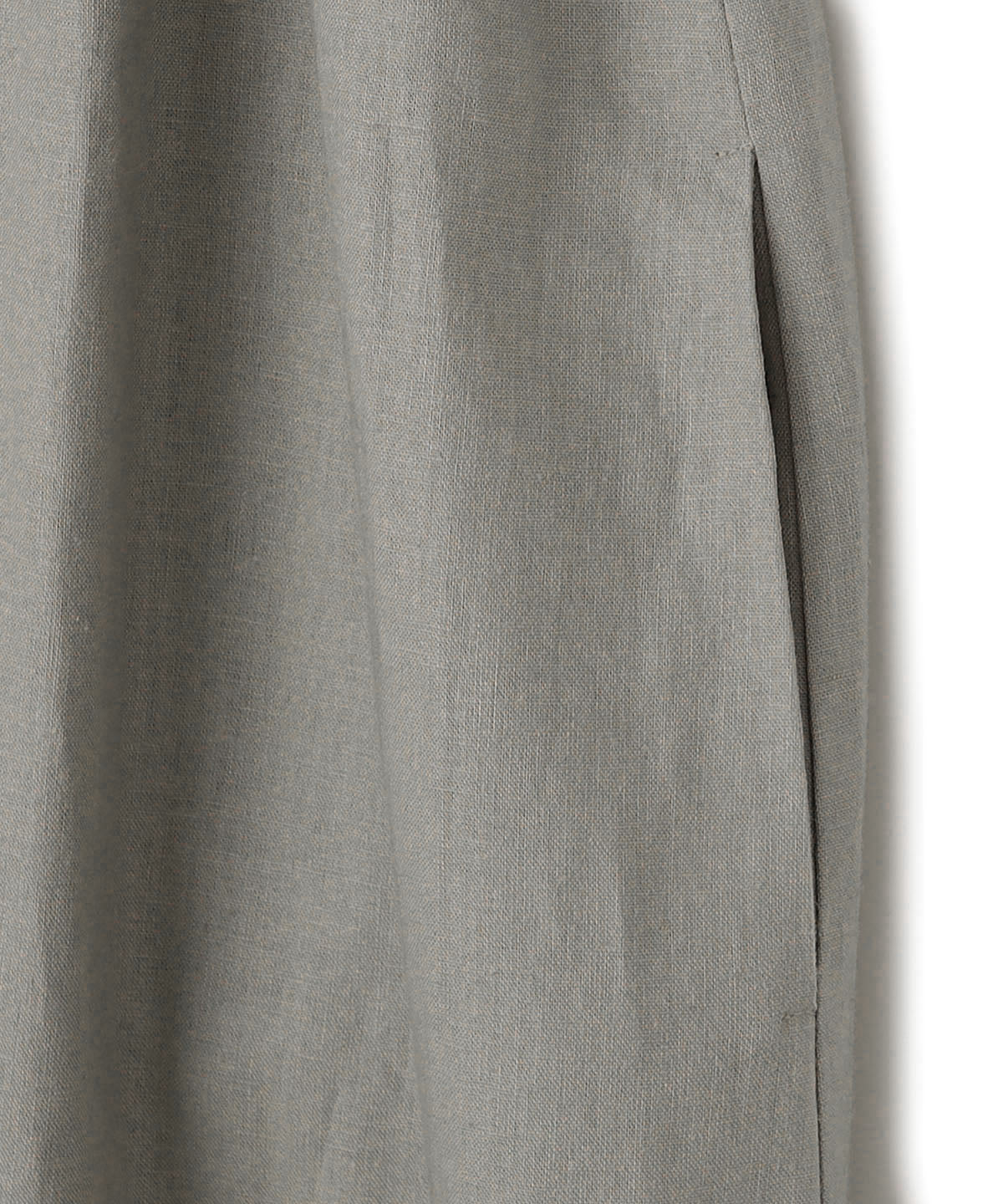 African Textile Hem Nosleeve Onepiece GRAY