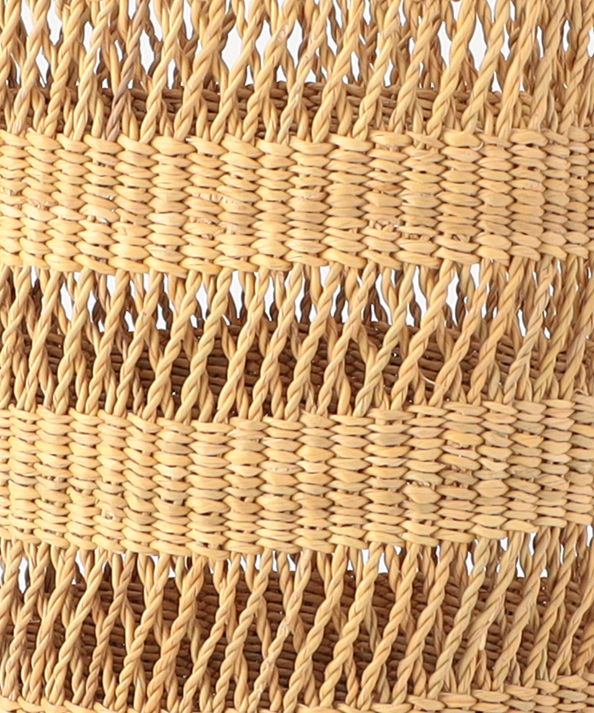 Pocket Handle Mesh Tube Basket YELLOW