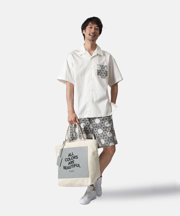 【EC限定】Colored Canvas Tote (Large) RED