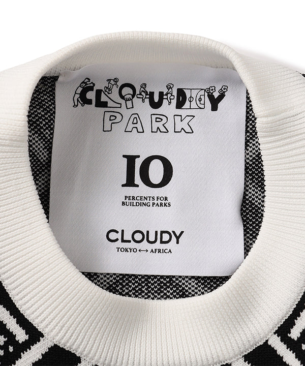 Kids Recycled Knit Sweater BLACK