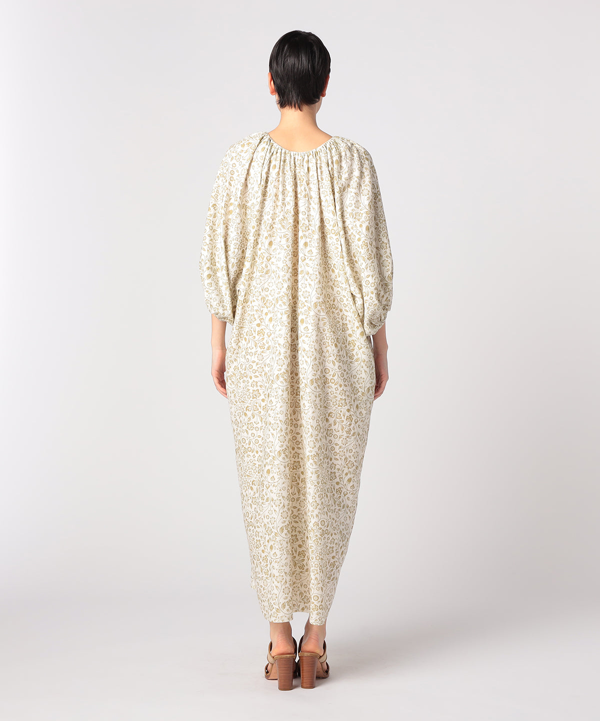 African Textile Onepiece WHITE