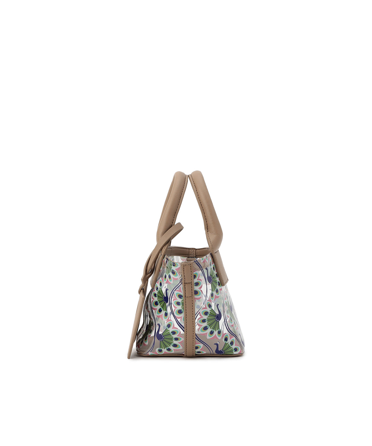 EVA×Fake Leather handle bag(Small) GREIGE