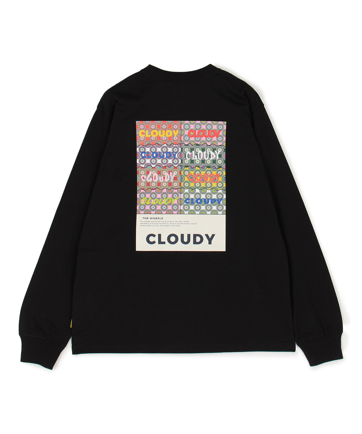 Long Sleeve T-Shirts THE WHEELS BLACK