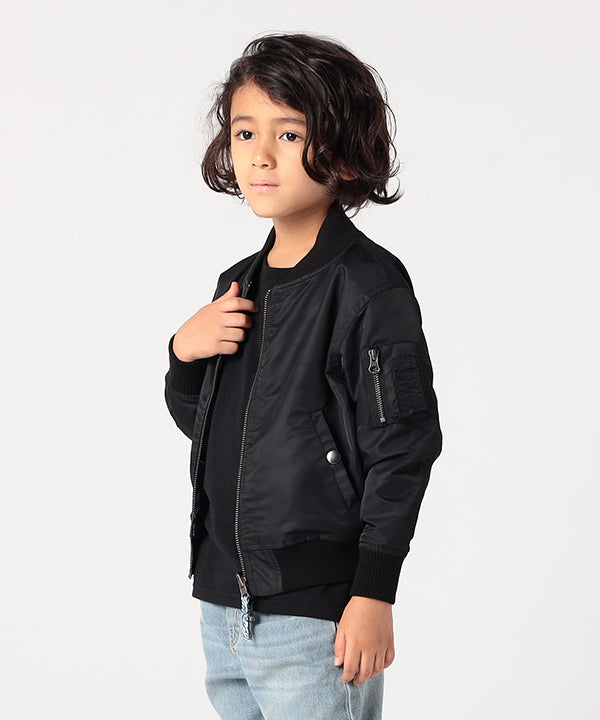 Kids Recycled Reversible MA-1 BLACK