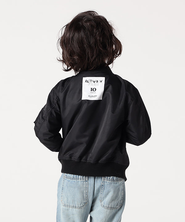 Kids Recycled Reversible MA-1 BLACK