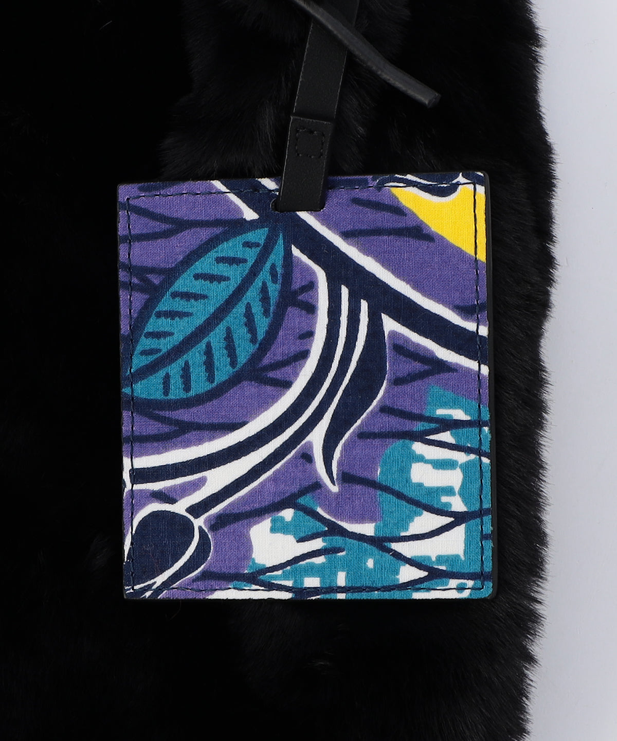 Eco Fur Convenience Bag (Small) BLACK