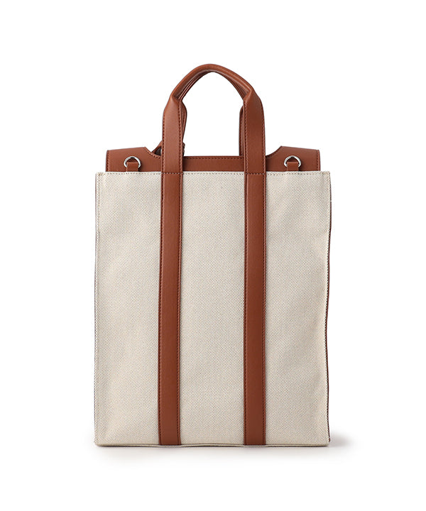 Two Tone Kente Shoulder Bag(Medium)BROWN