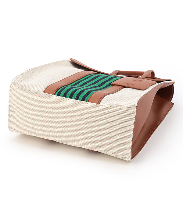 Two Tone Kente Shoulder Bag(Medium)BROWN