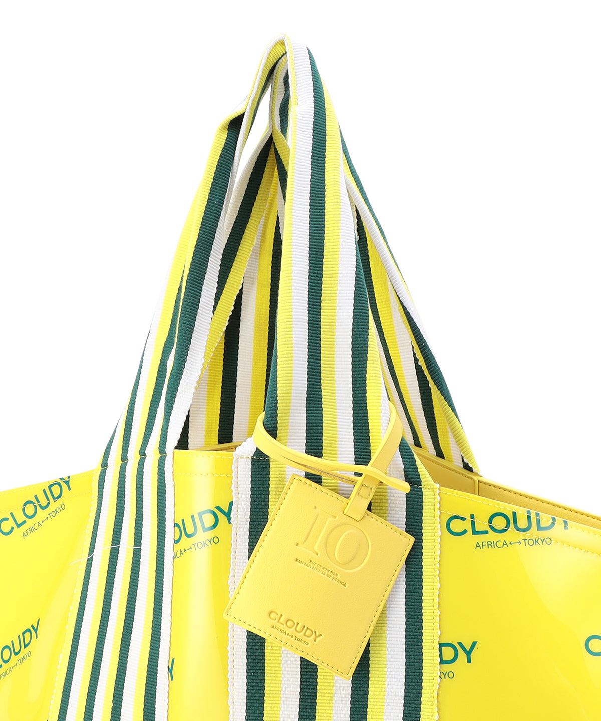 EVA × Kente Bag (Large) YELLOW