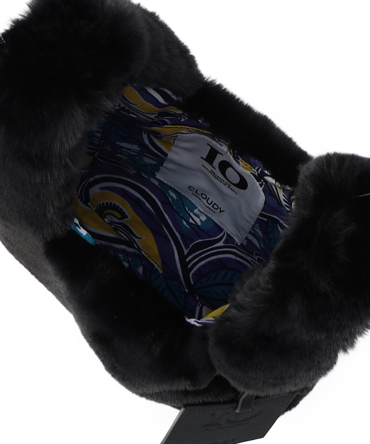 Eco Fur Convenience Bag (Small) BLACK