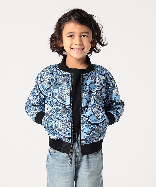 Kids Recycled Reversible MA-1 BLACK
