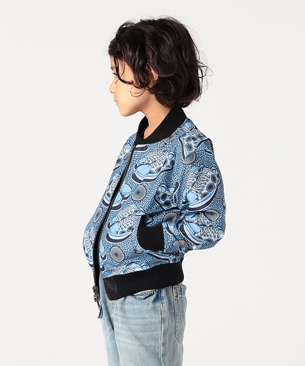 Kids Recycled Reversible MA-1 BLACK