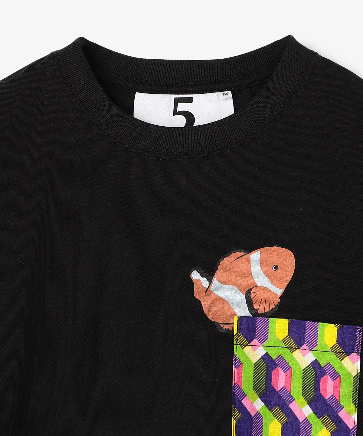 ポケットTシャツ Clownfish BLACK