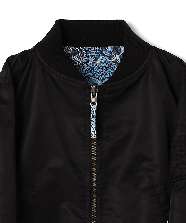 Kids Recycled Reversible MA-1 BLACK