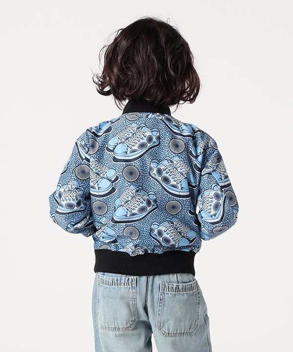 Kids Recycled Reversible MA-1 BLACK