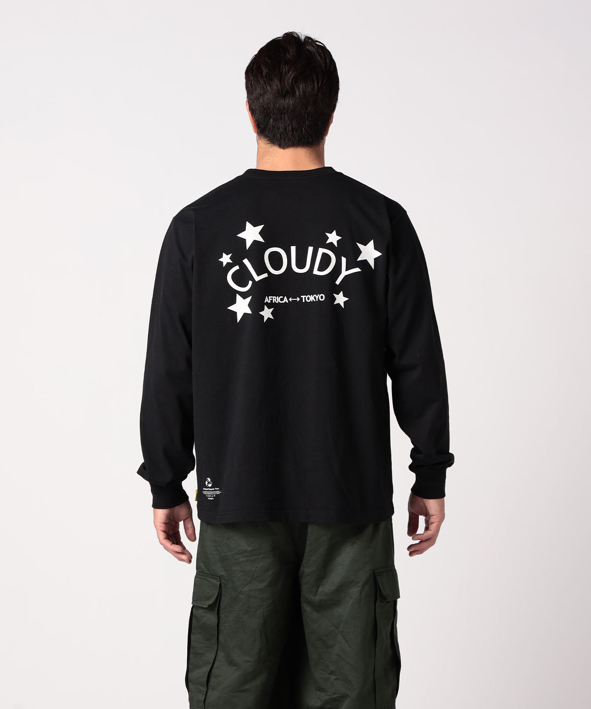 Long Sleeve T-Shirts Star BLACK
