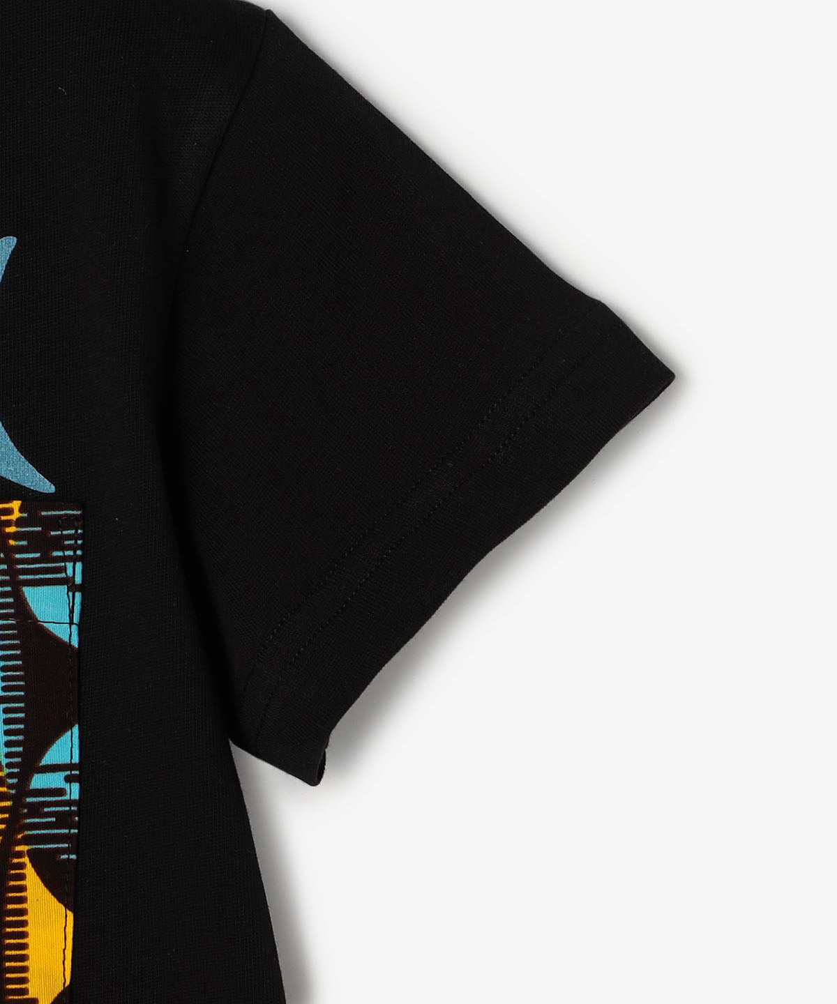 キッズポケットTシャツ Shark BLACK